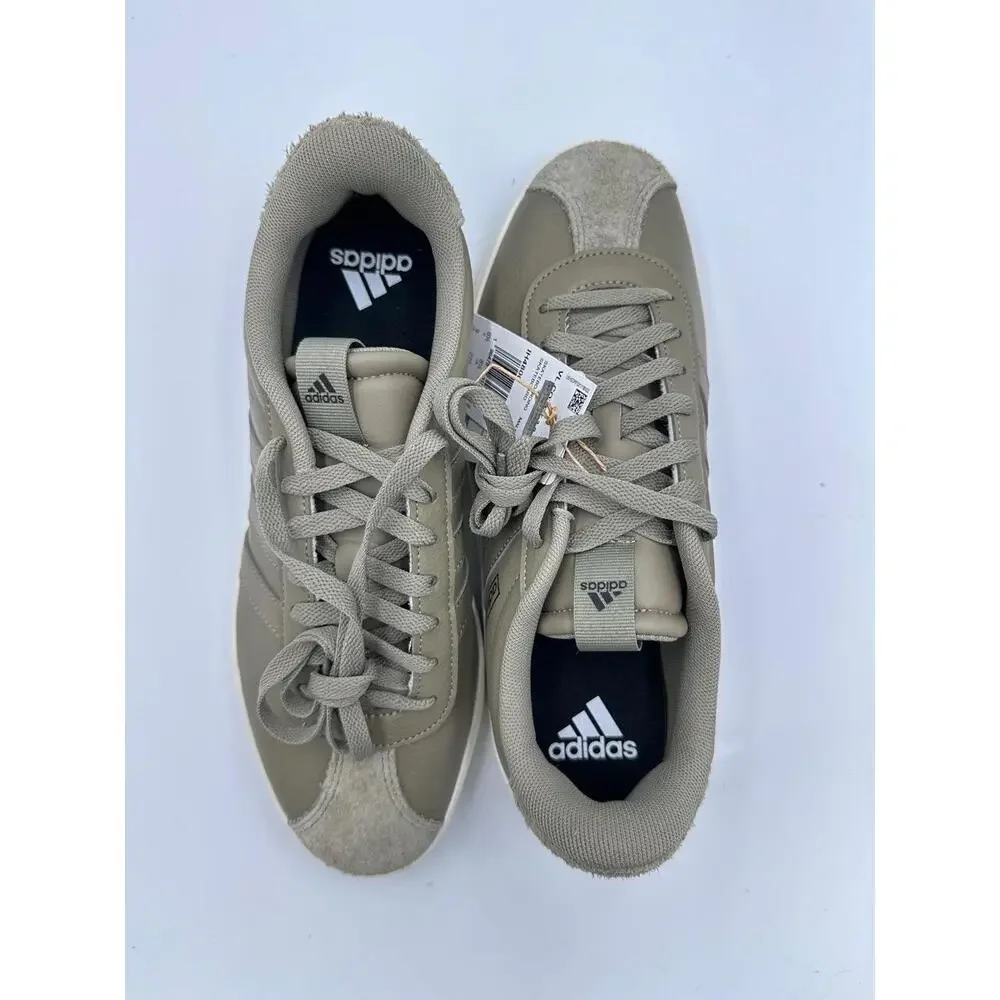 NWT‎ Adidas VL Court 3.0 IH4800 Sneakers Mens 9 Olive Clay LowTop Rubber Sole
